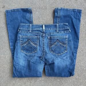 Ariat 31R R.E.A.L. Mid Rise Stretch Original Boot Cut Jeans Spitfire 10011683